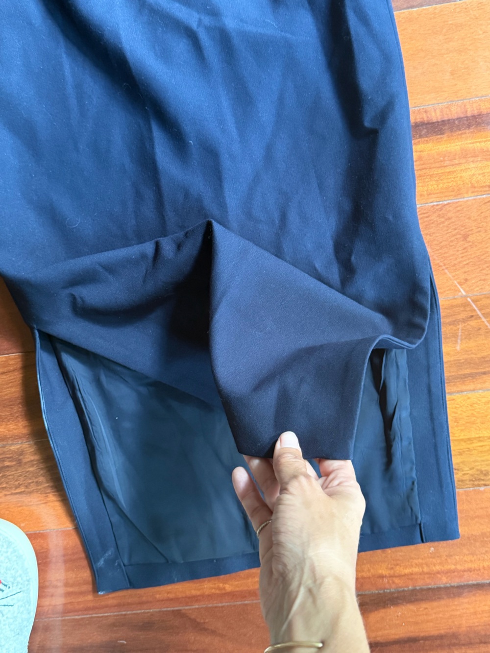 cinq a sept navy Fitted Midi Dress - Picture 4 of 7